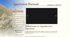 Desktop Screenshot of harmonie-soelden.at